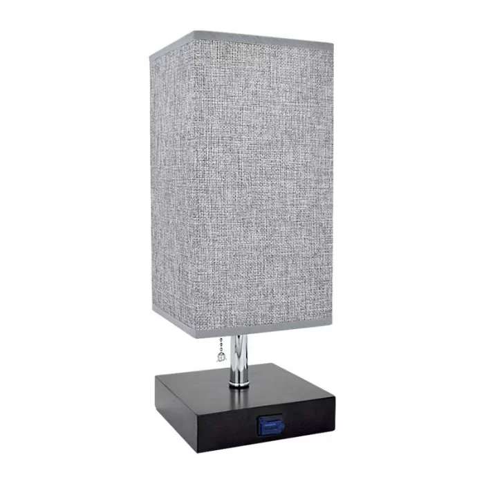 USB-прикроватная настольная лампа (Торшер) Grey Square Fab